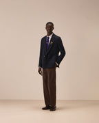 Pantalone new regular gabardine velour touch