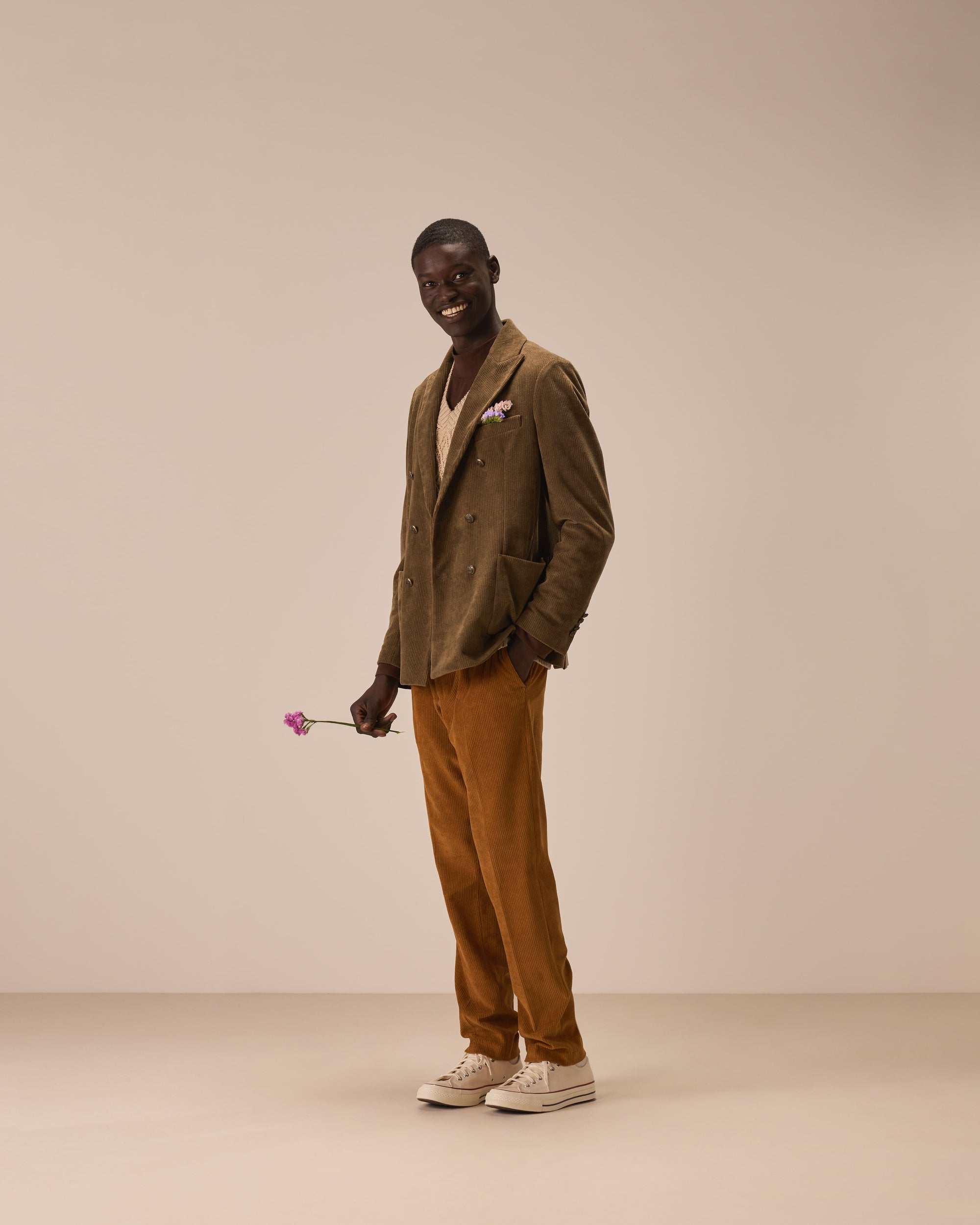 Pantalone coulisse tiny corduroy