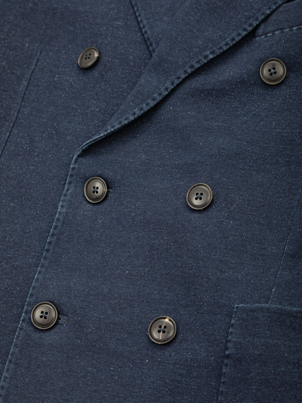 Doppiopetto indigo fleece