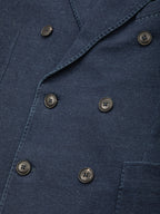 Doppiopetto indigo fleece