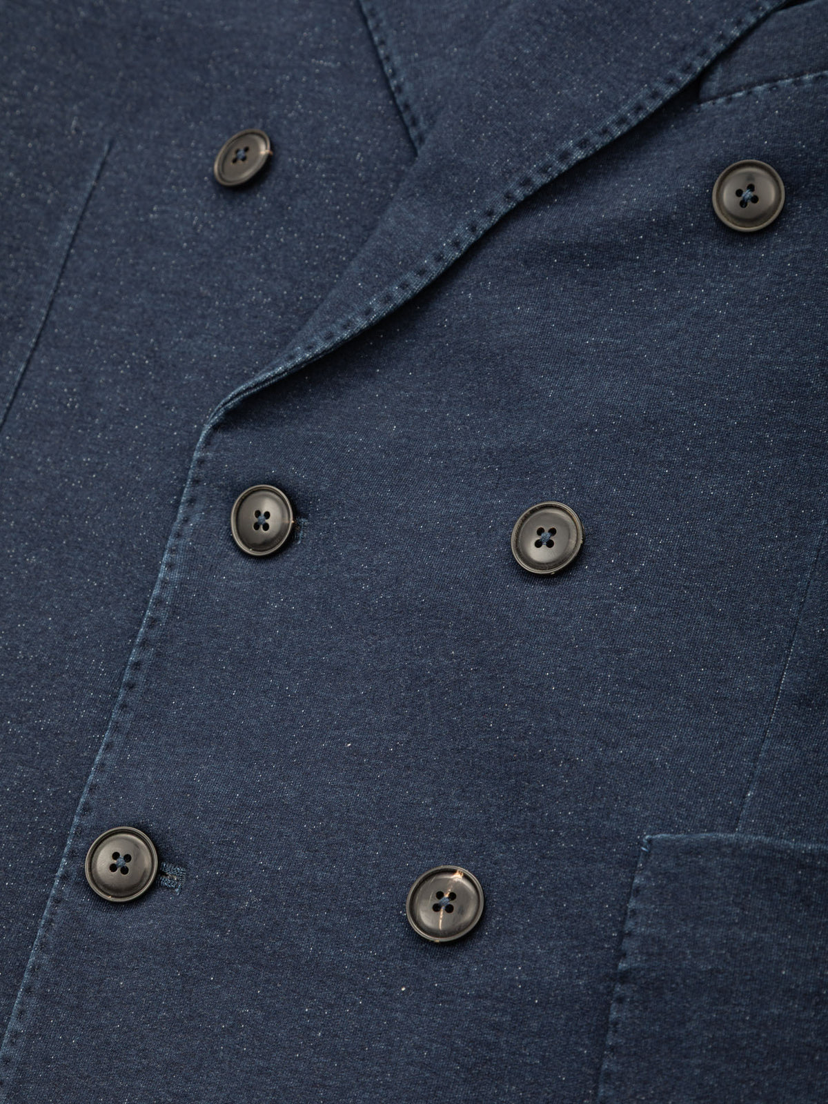 Doppiopetto indigo fleece