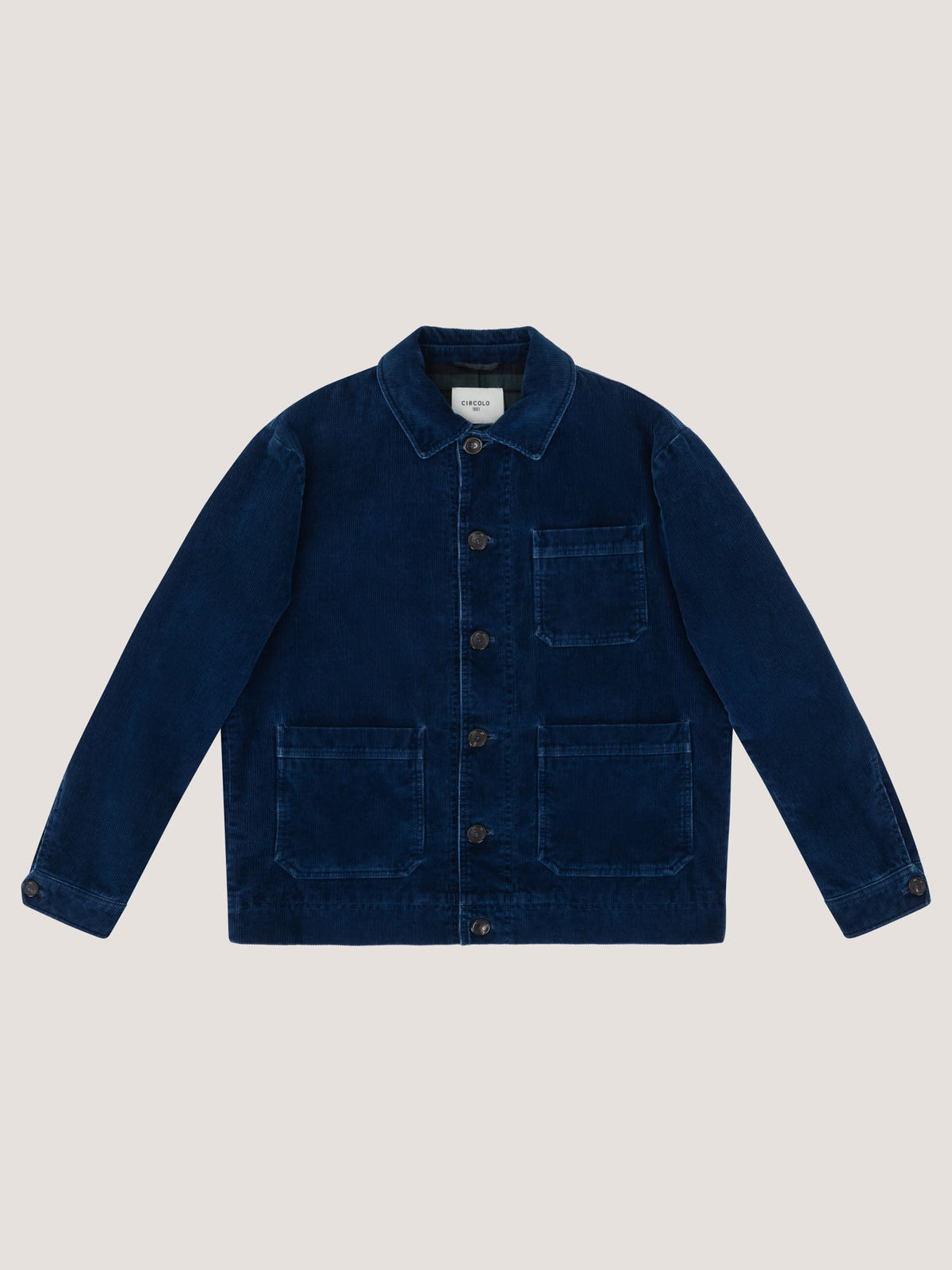 Work jackey indigo tiny corduroy