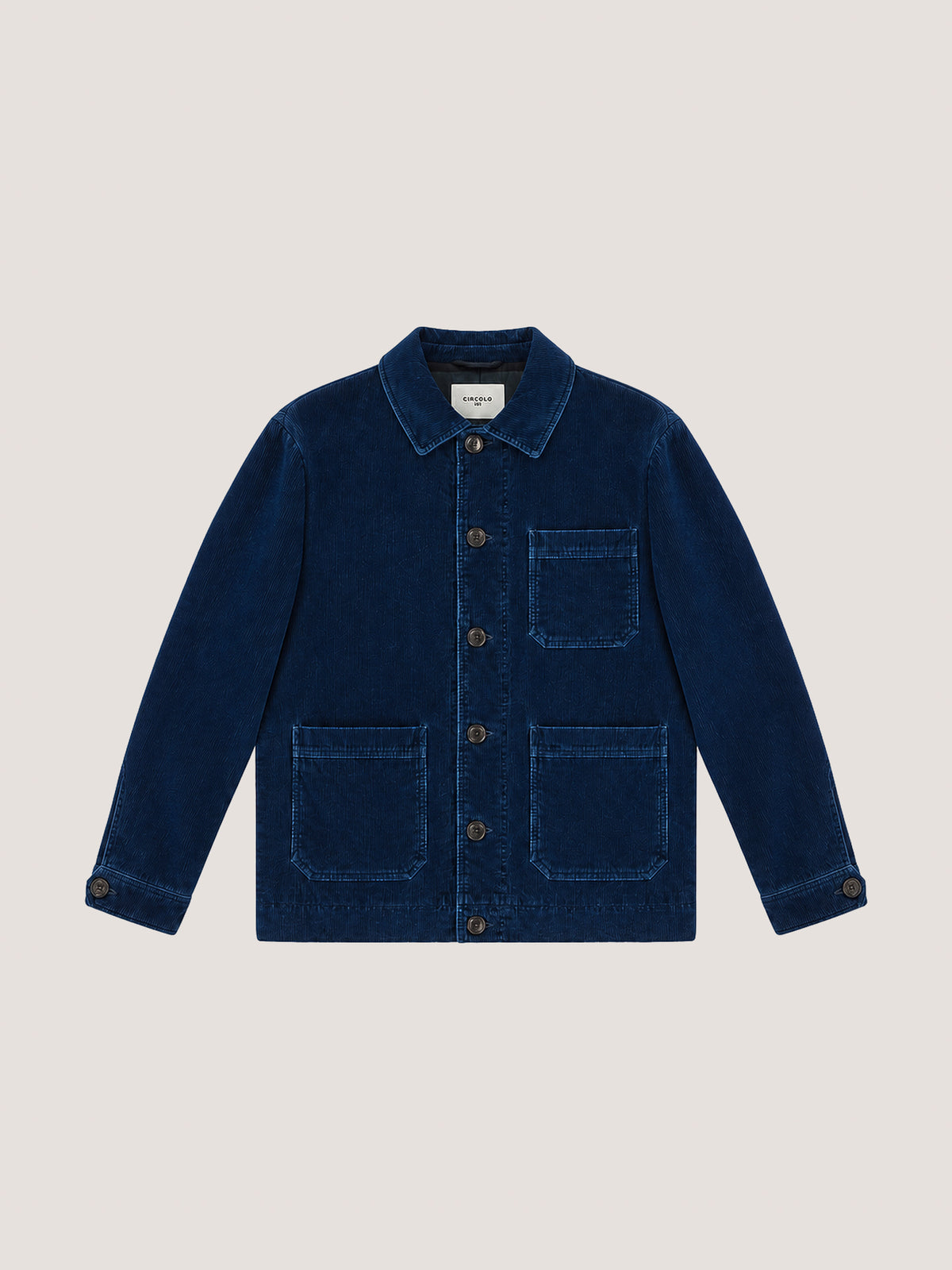 Work jackey indigo tiny corduroy