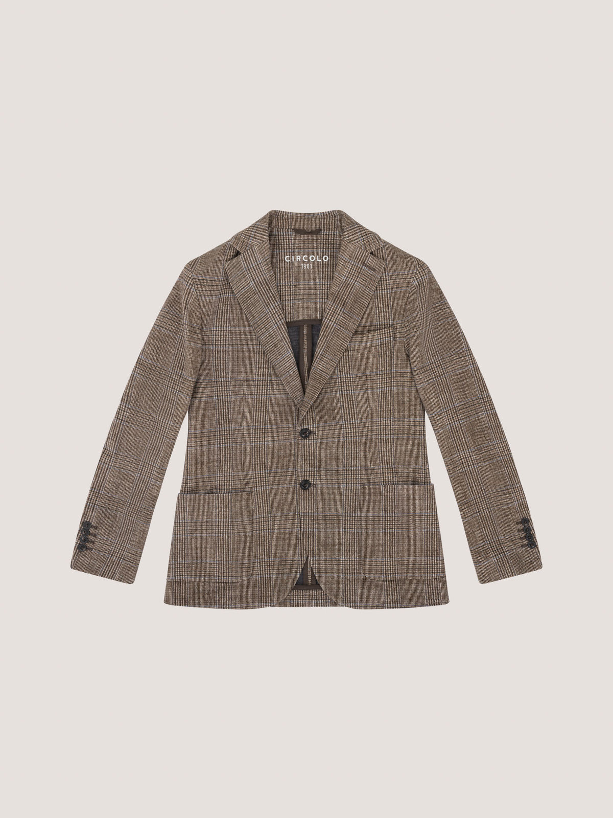 Blazer light fleece Prince of Wales