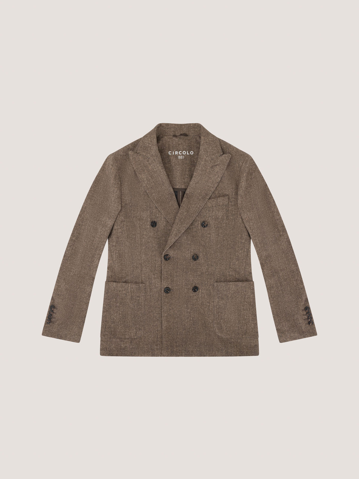 Doppiopetto light fleece diagonal