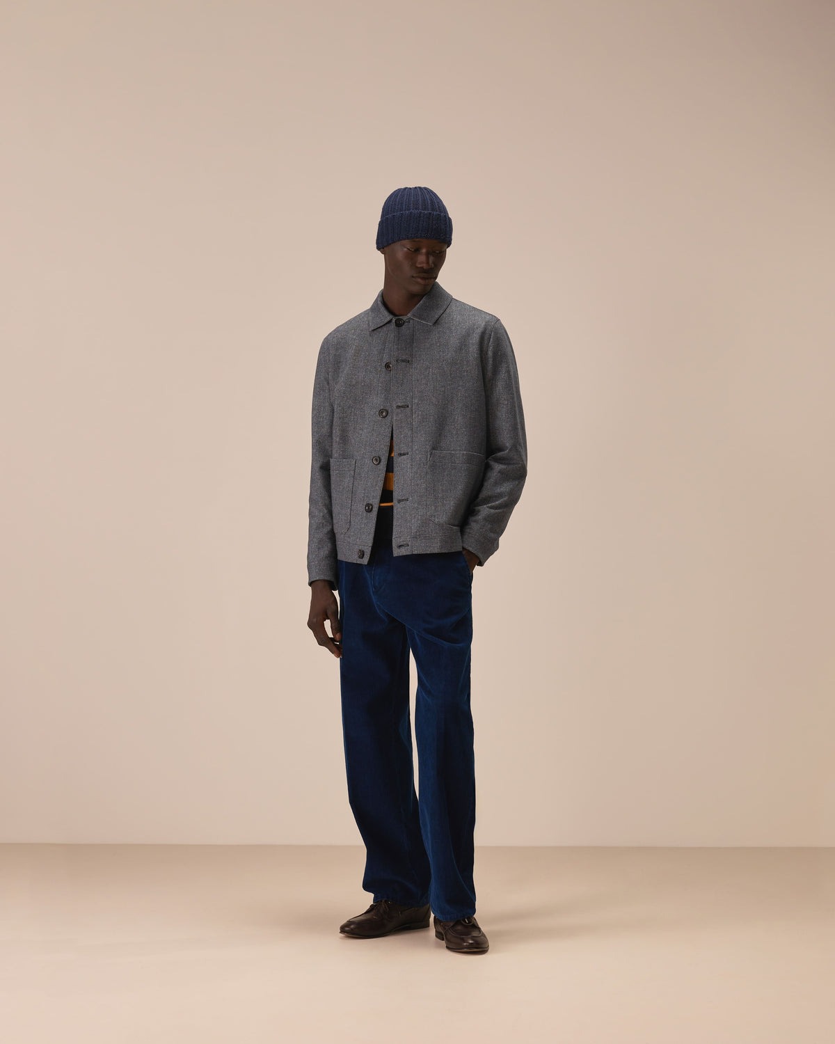 Shirt jacket light fleece diagonal