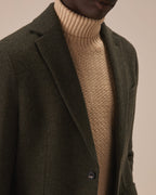 Blazer virgin wool-cashmere diagonal