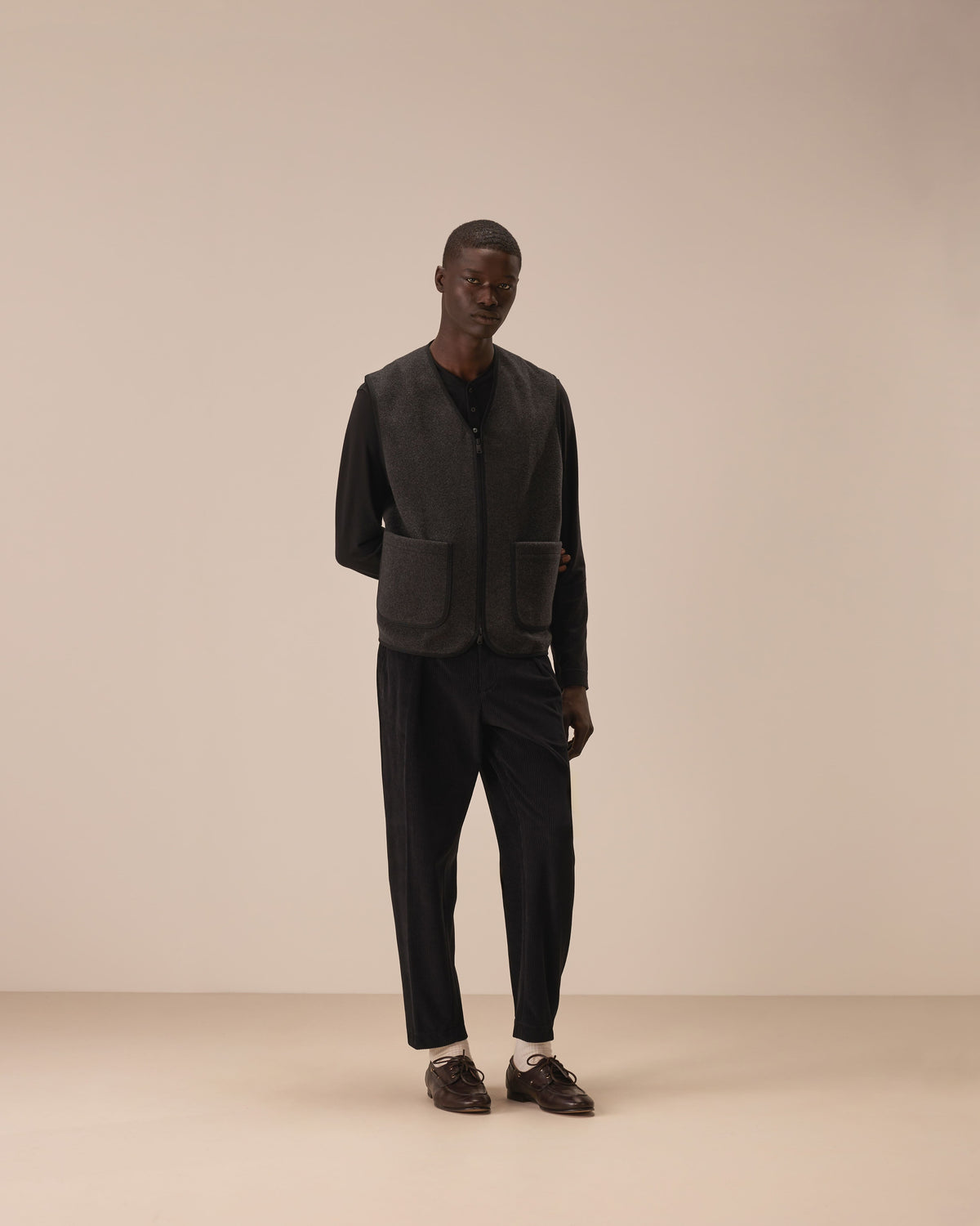 Gilet luxury wool