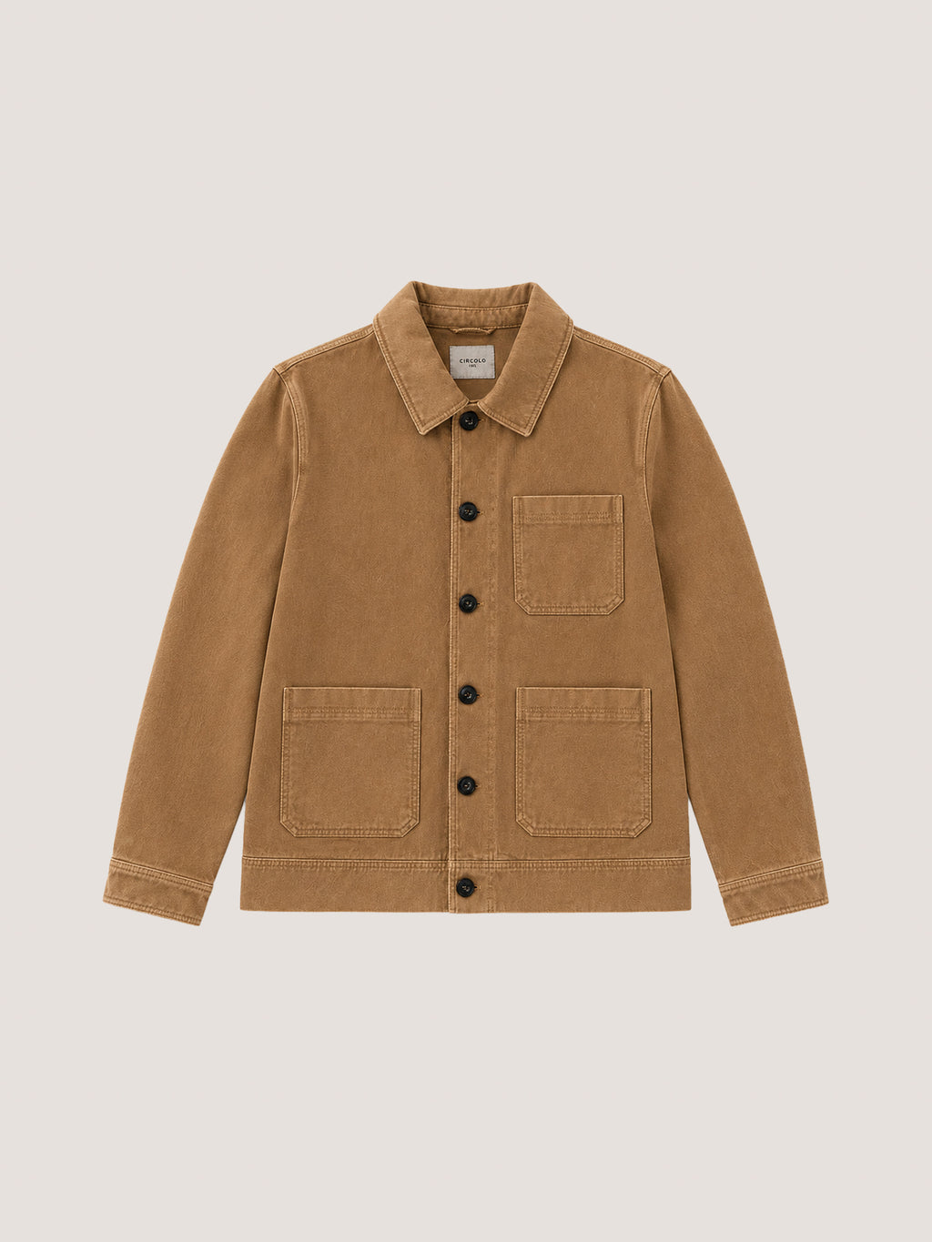 Work jacket gabardine twill cotton