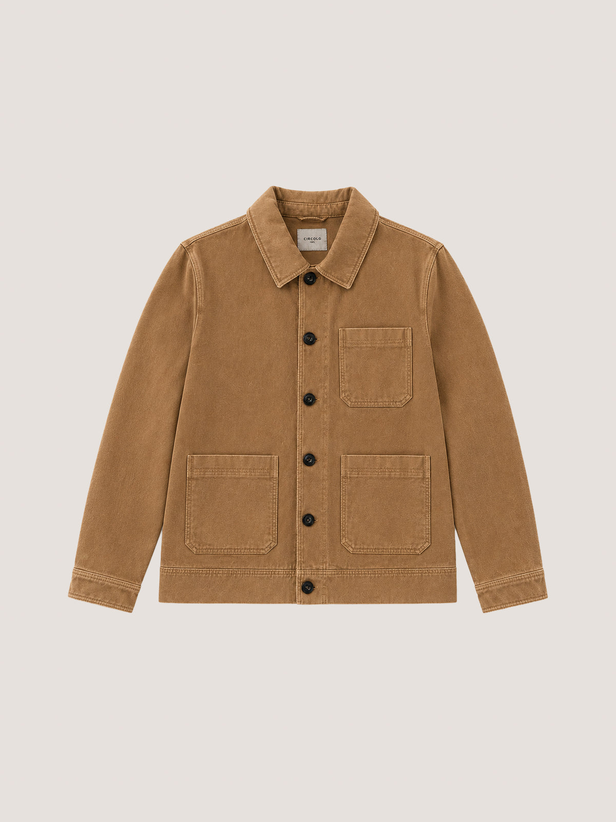 Work jacket gabardine twill cotton