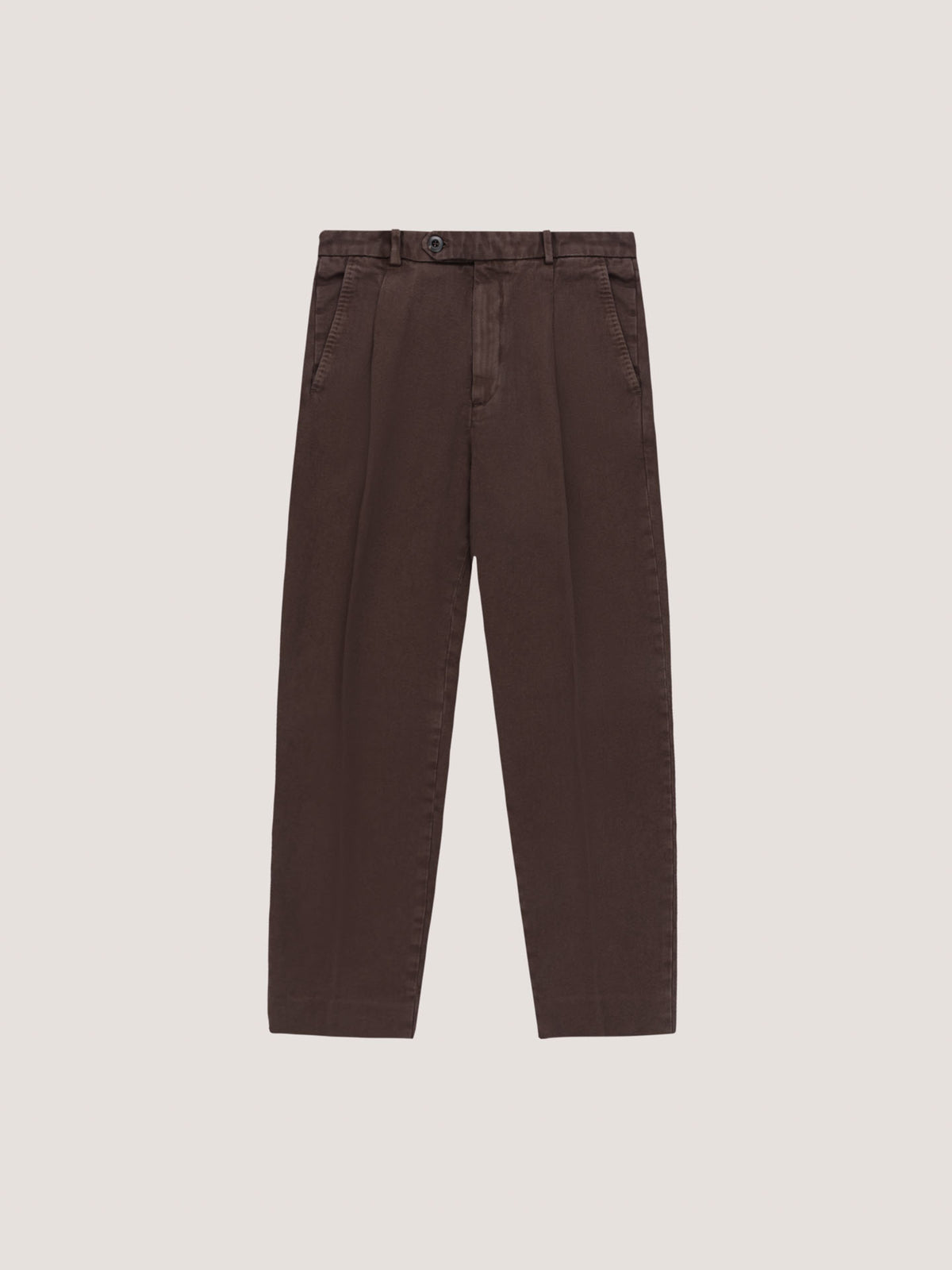 Pantalone formal gabardine twill velour touch