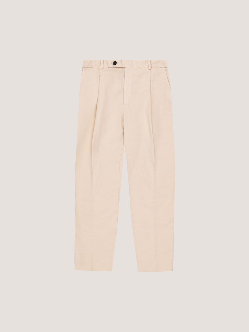 Pantalone formal gabardine twill velour touch