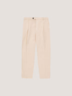 Pantalone formal gabardine twill velour touch