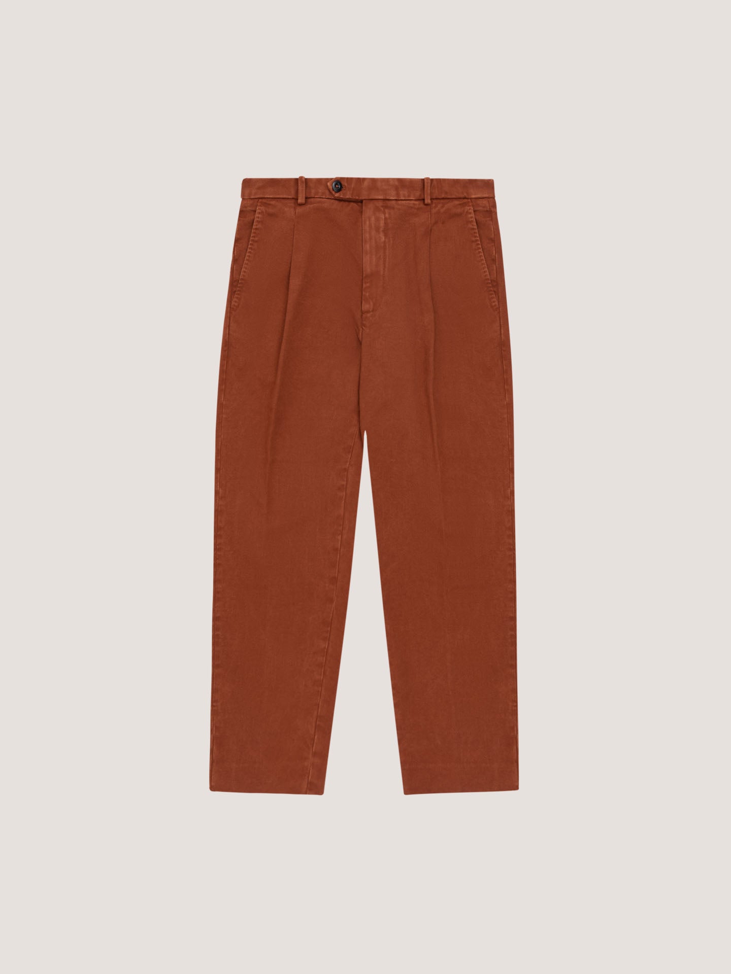 Pantalone formal gabardine twill velour touch