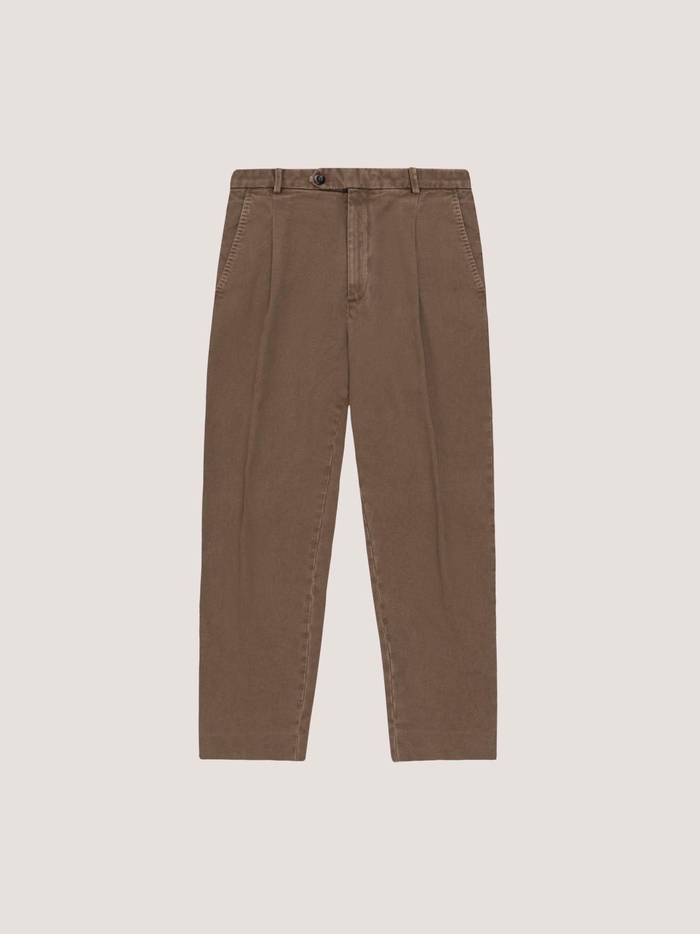 Pantalone formal gabardine twill velour touch