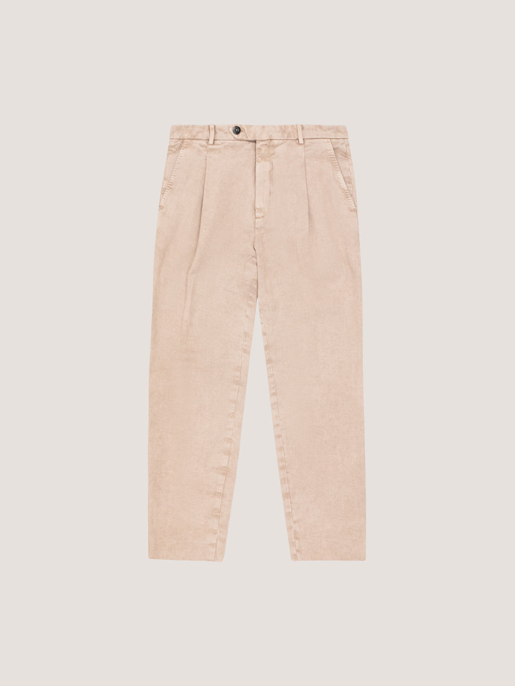 Pantalone formal gabardine twill velour touch