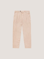 Pantalone formal gabardine twill velour touch
