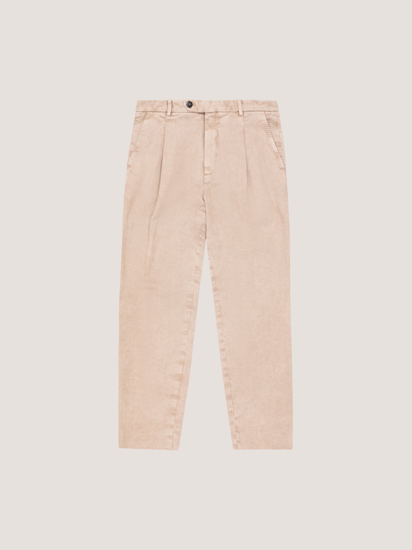 Pantalone formal gabardine twill velour touch