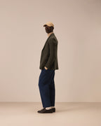 Pantalone formal gabardine twill velour touch