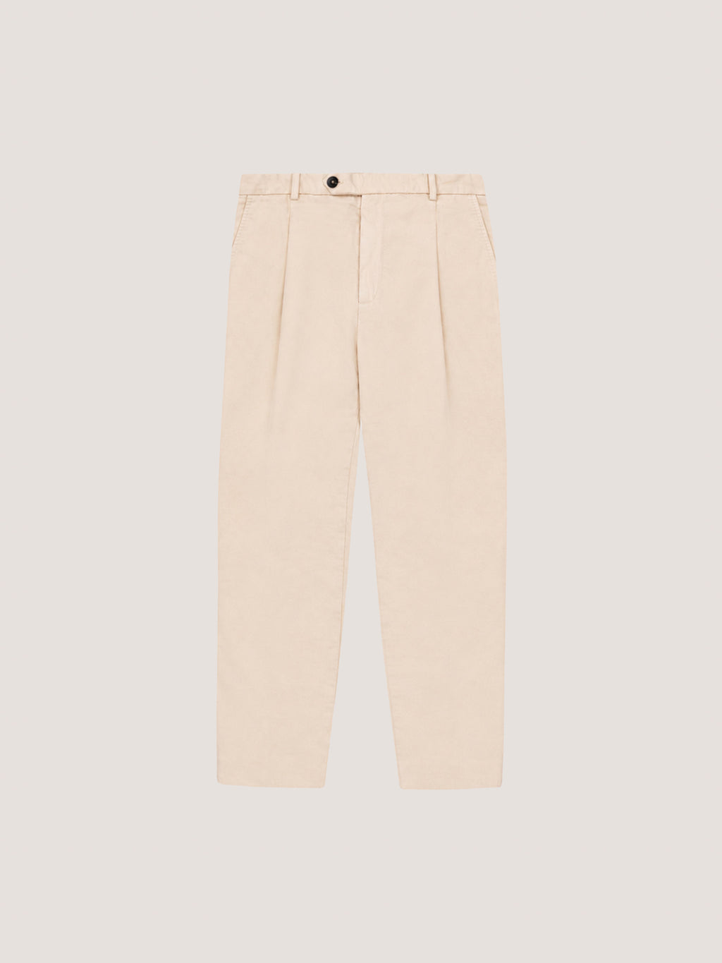 Pantalone formal gabardine twill velour touch