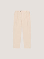 Pantalone formal gabardine twill velour touch