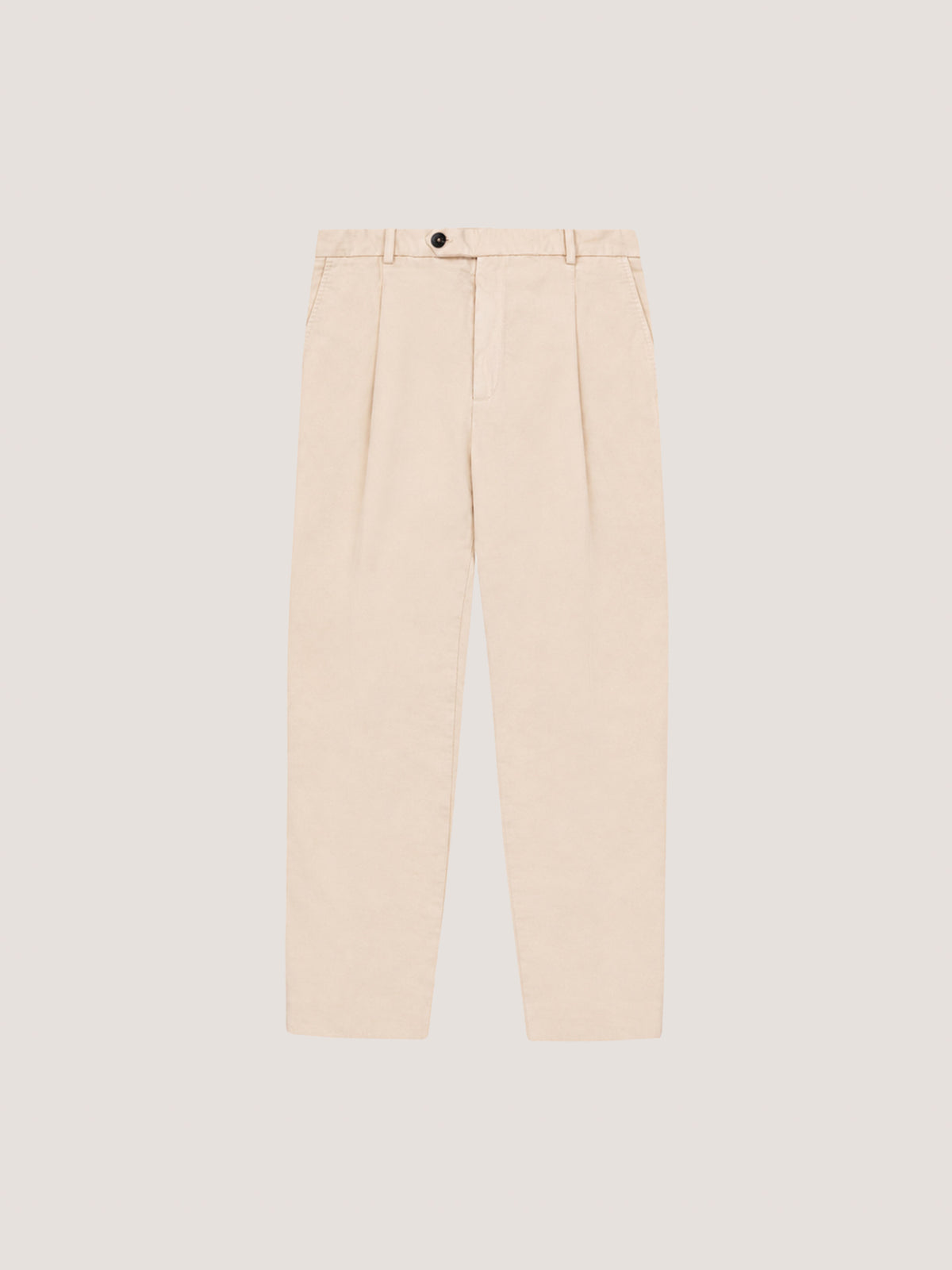 Pantalone formal gabardine twill velour touch