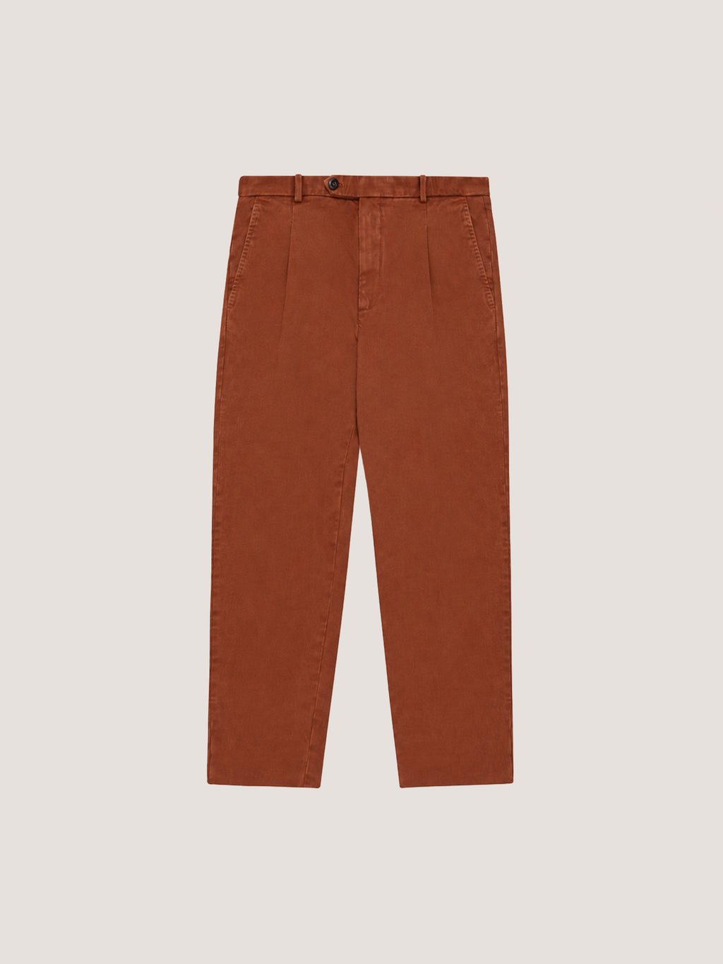 Pantalone formal gabardine twill velour touch
