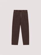 Pantalone formal gabardine twill velour touch
