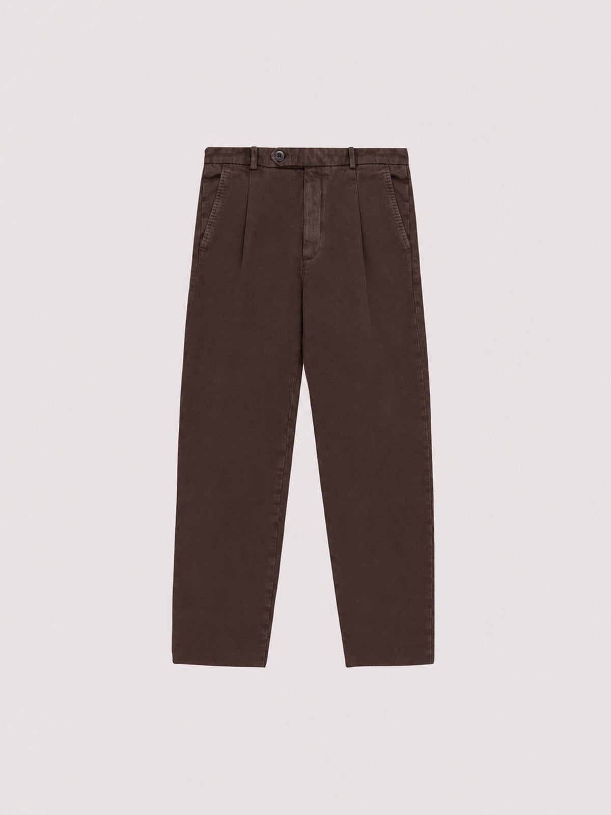Pantalone formal gabardine twill velour touch