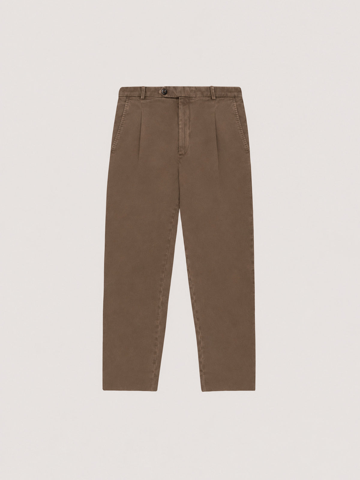 Pantalone formal gabardine twill velour touch