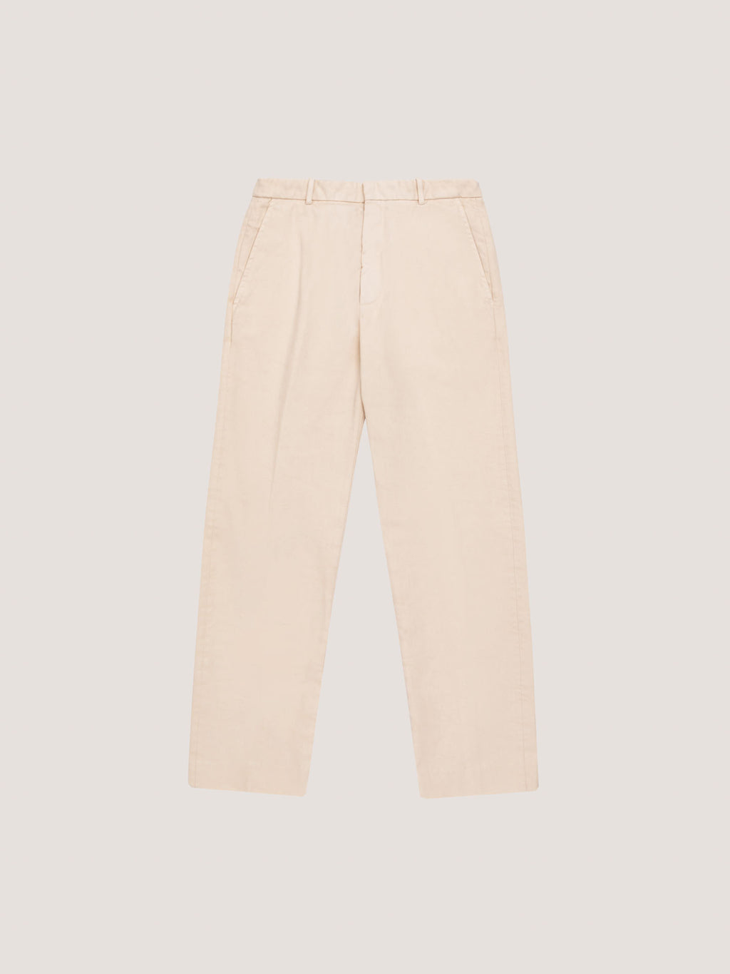Pantalone new regular gabardine velour touch