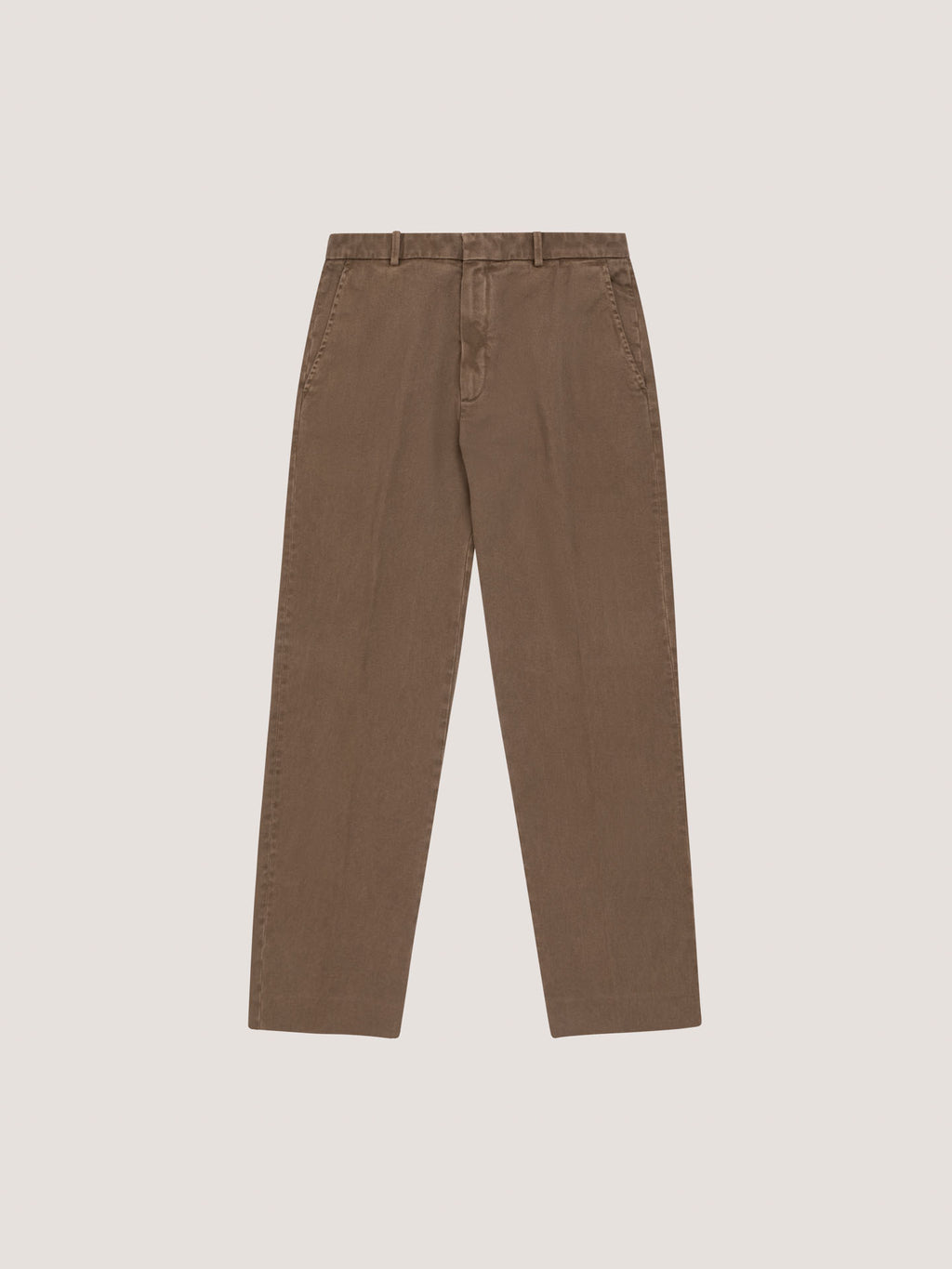 Pantalone new regular gabardine velour touch
