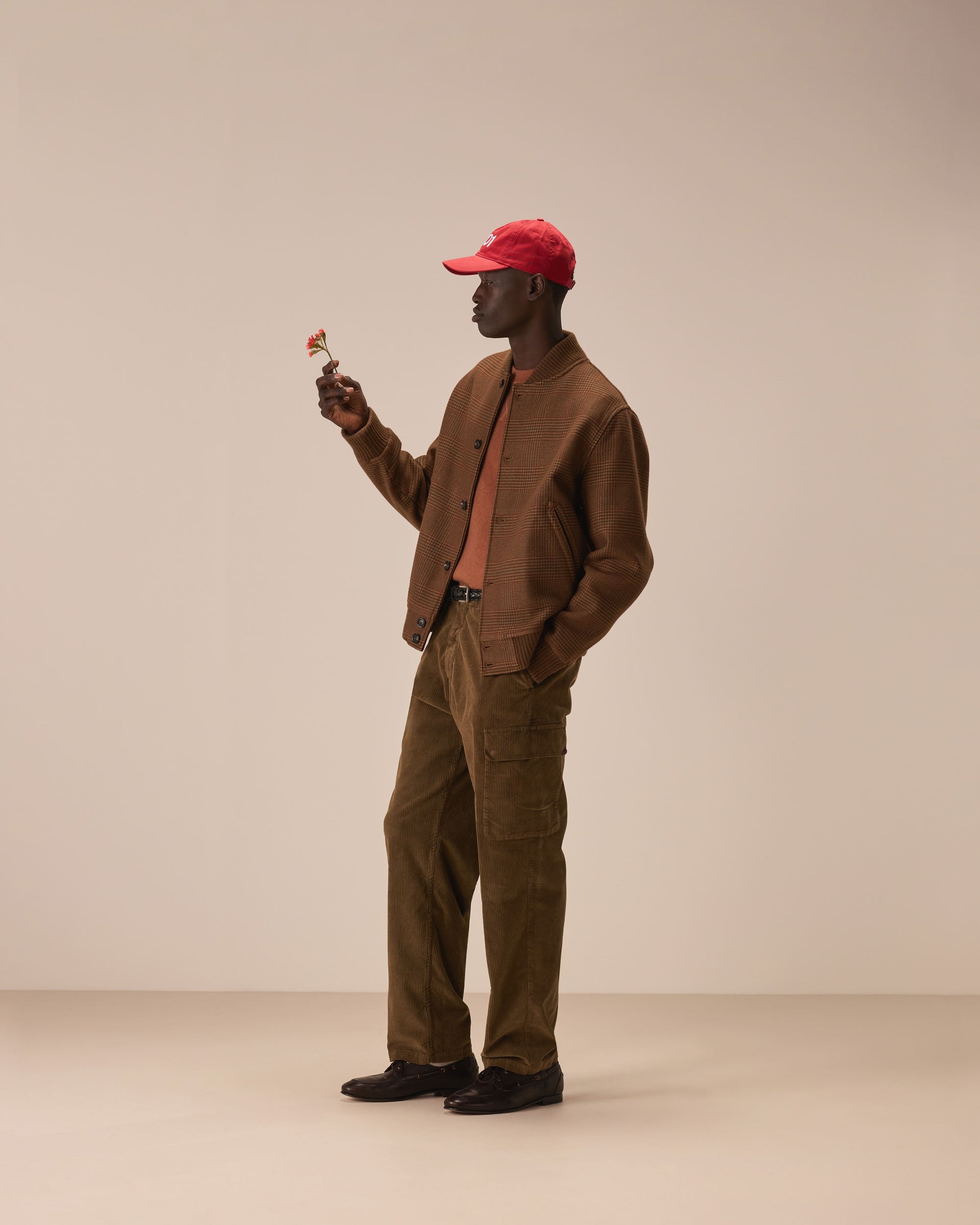 Bomber wool check