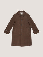 Cappotto raglan wool check