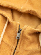 Felpa full zip jersey bouclè