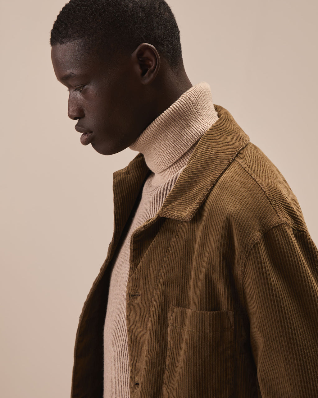 Giacca panama corduroy stretch