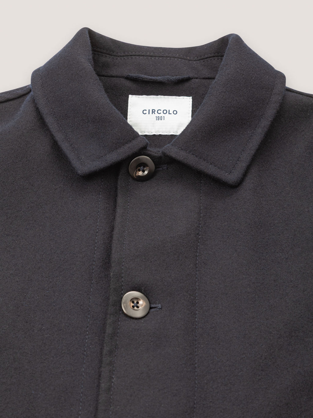Deck jacket boiled wool