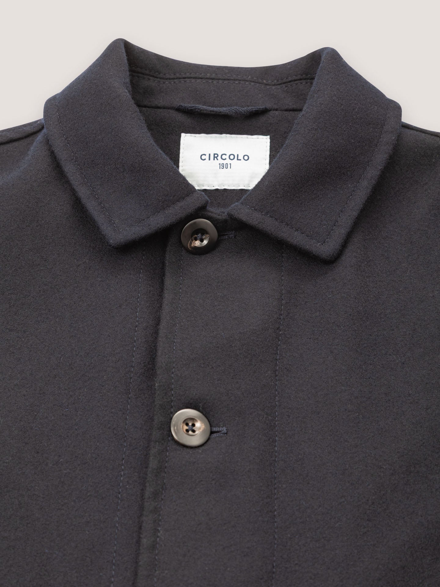 Deck jacket boiled wool
