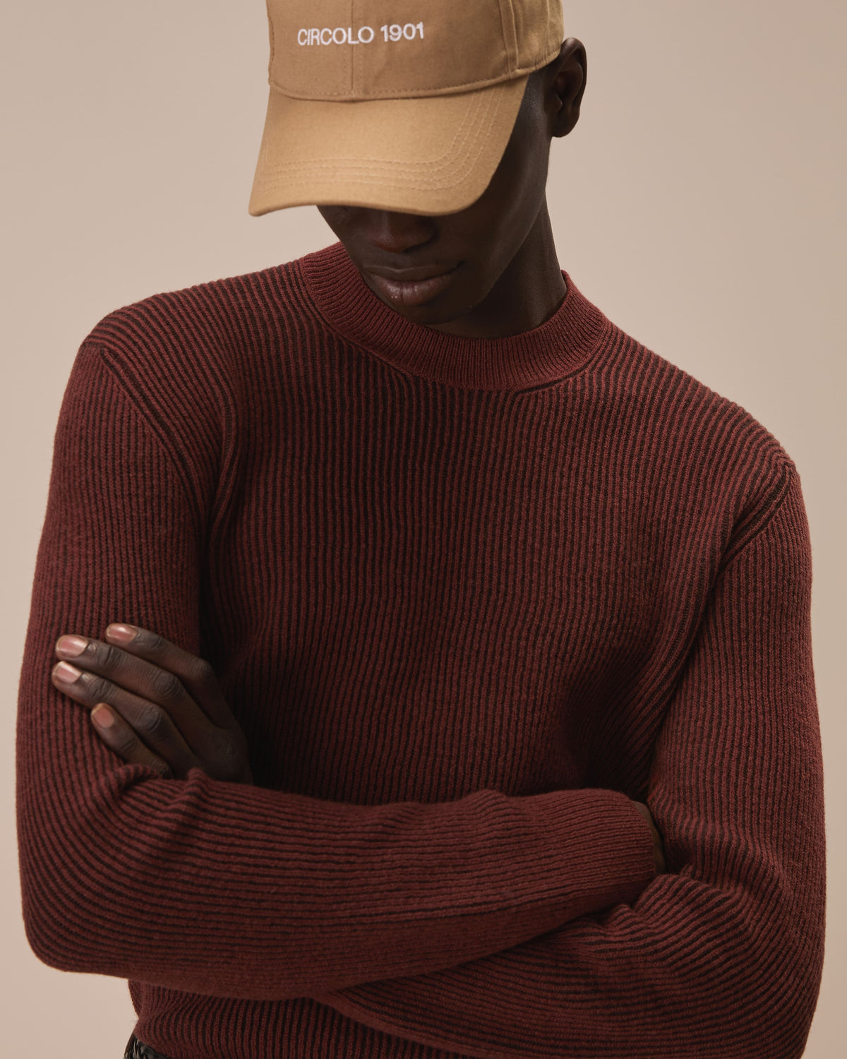 Maglia girocollo in lana
