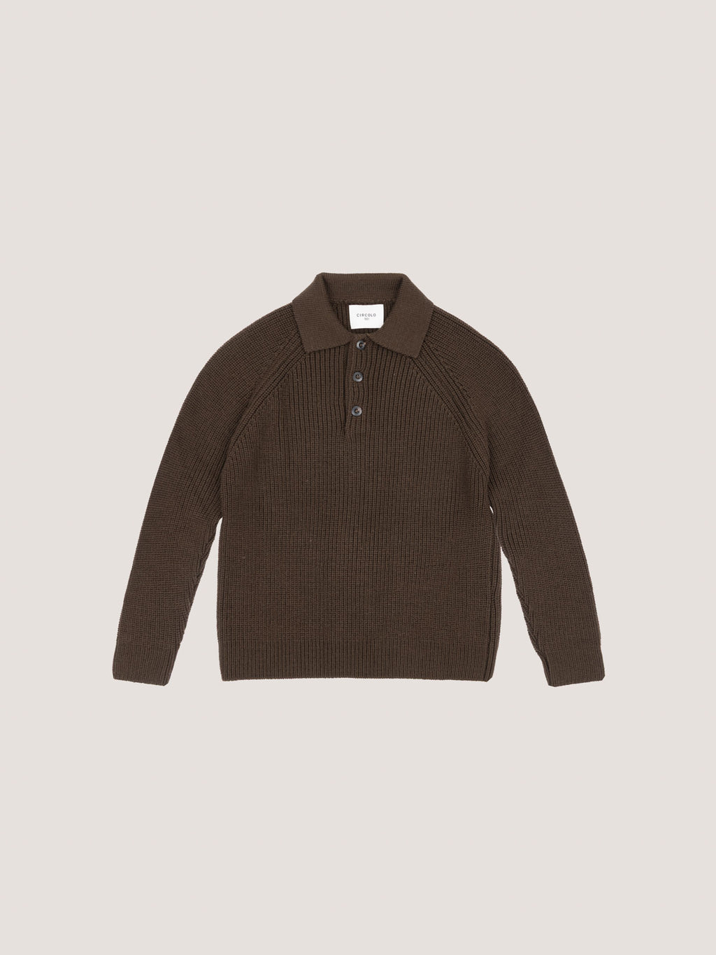 Polo in lana merino fine