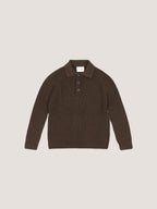 Polo in lana merino fine