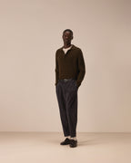 Polo in lana merino fine