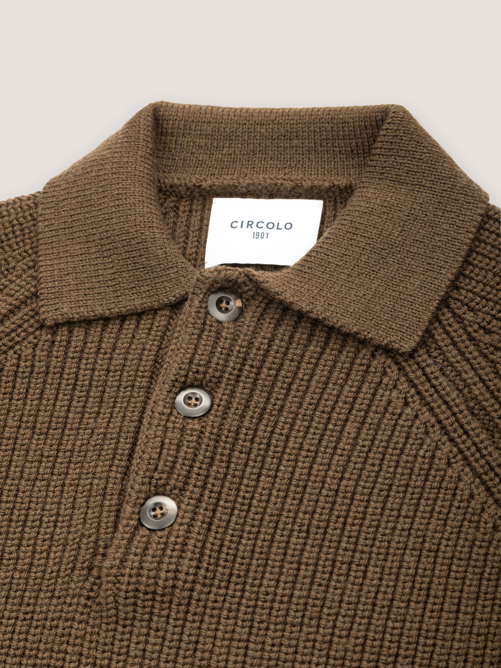 Polo in lana merino fine