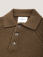 Polo in lana merino fine