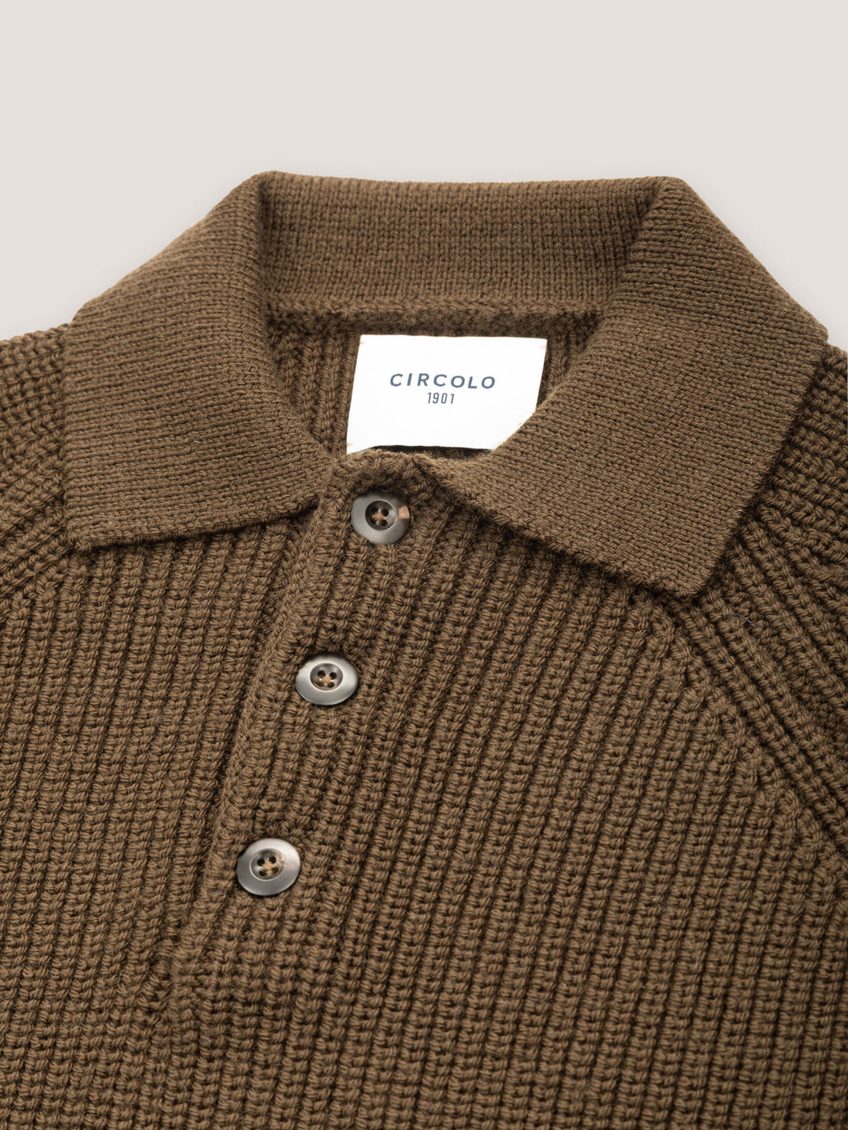 Polo in lana merino fine