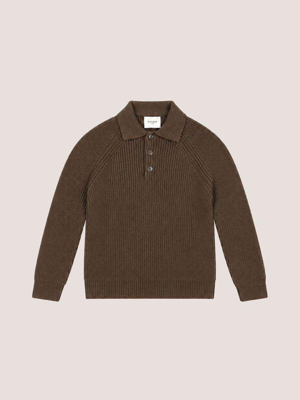 Polo in lana merino fine