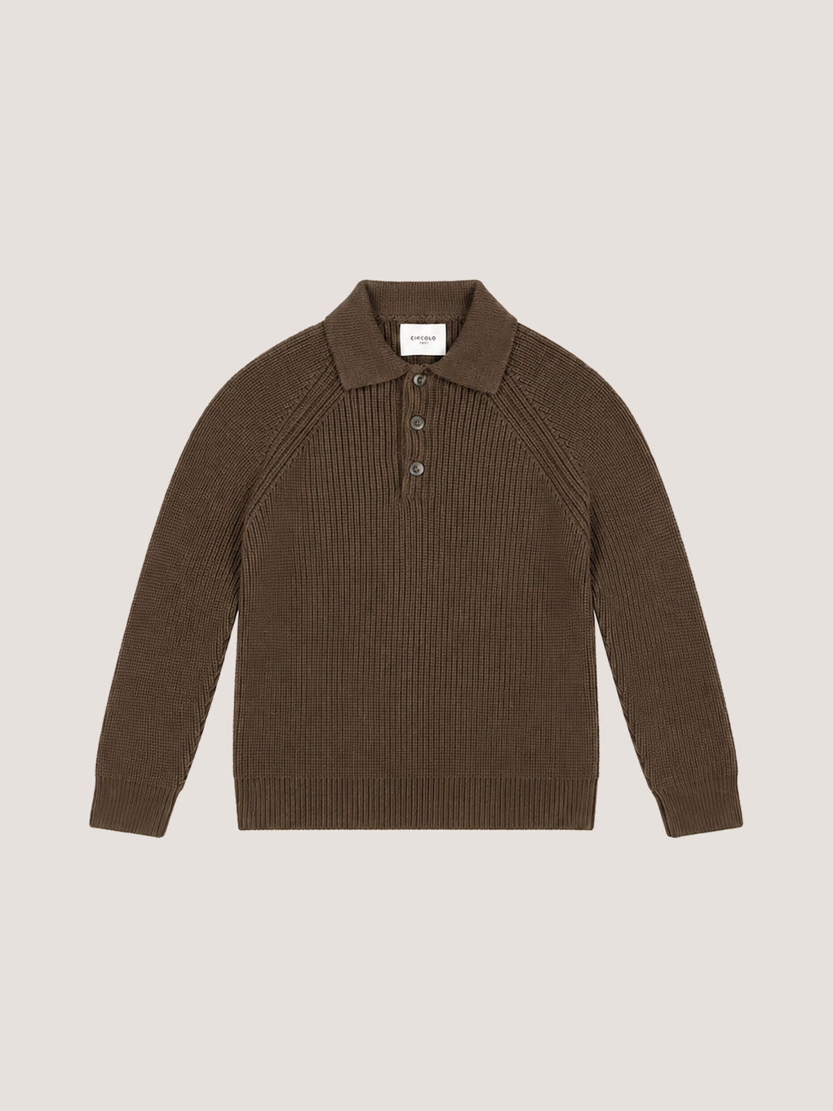 Polo in lana merino fine