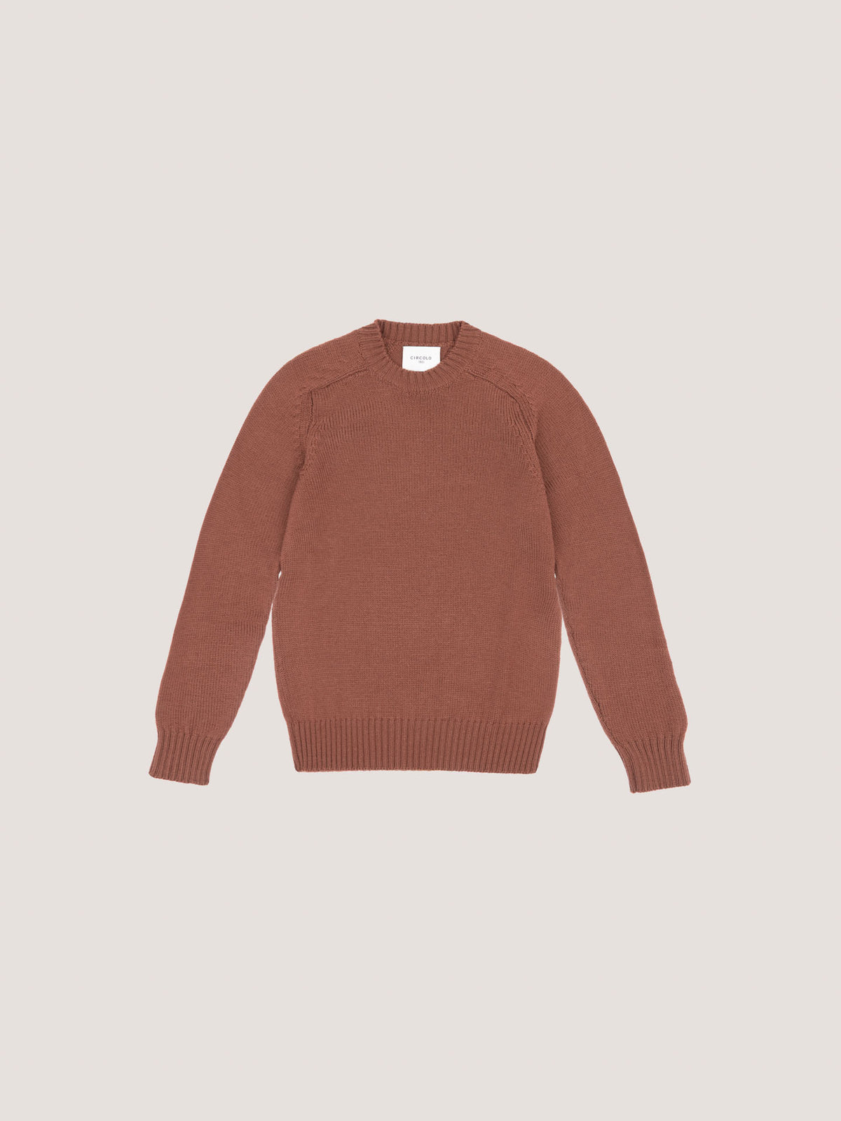 Girocollo hammer in lana merino fine