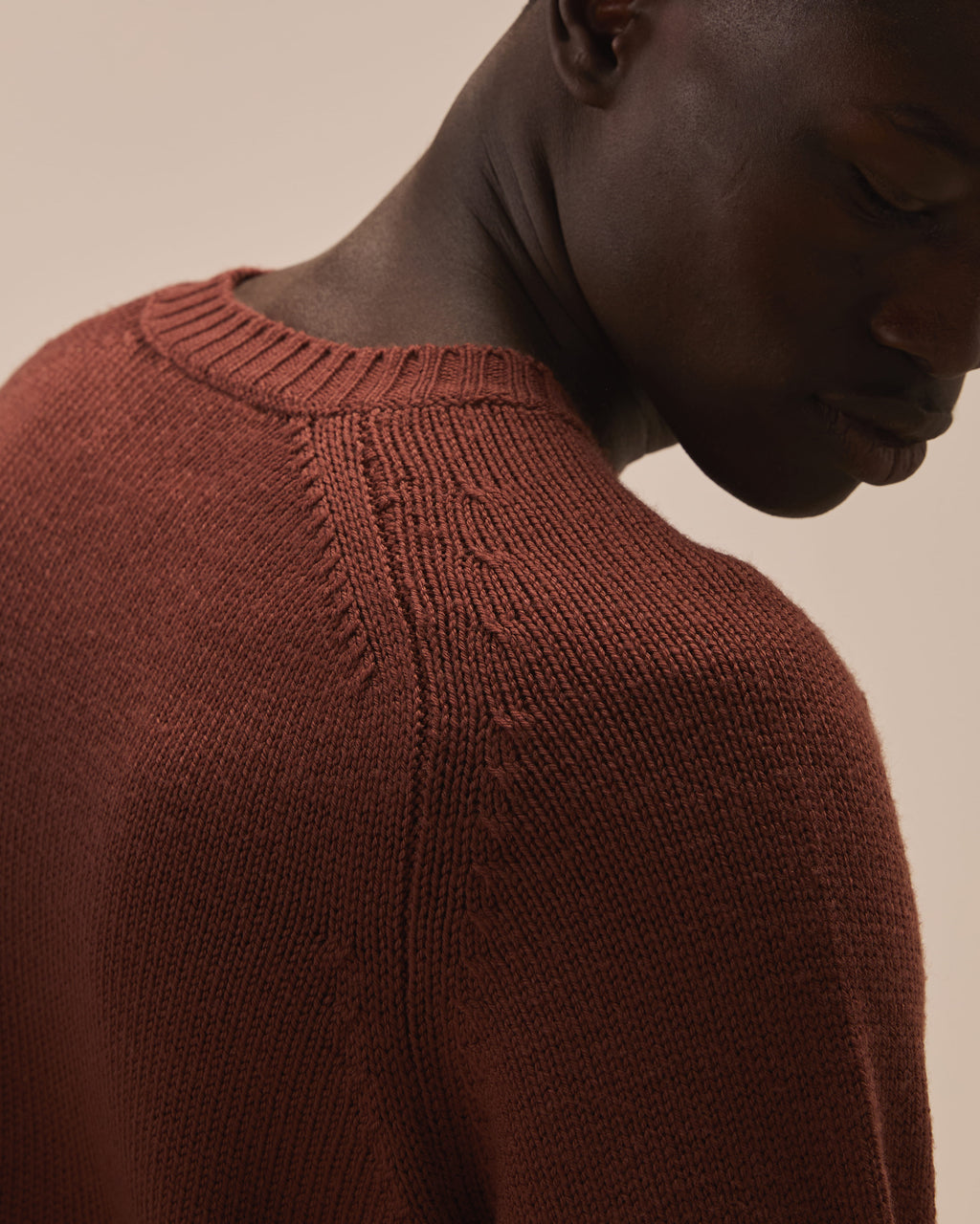 Girocollo hammer in lana merino fine