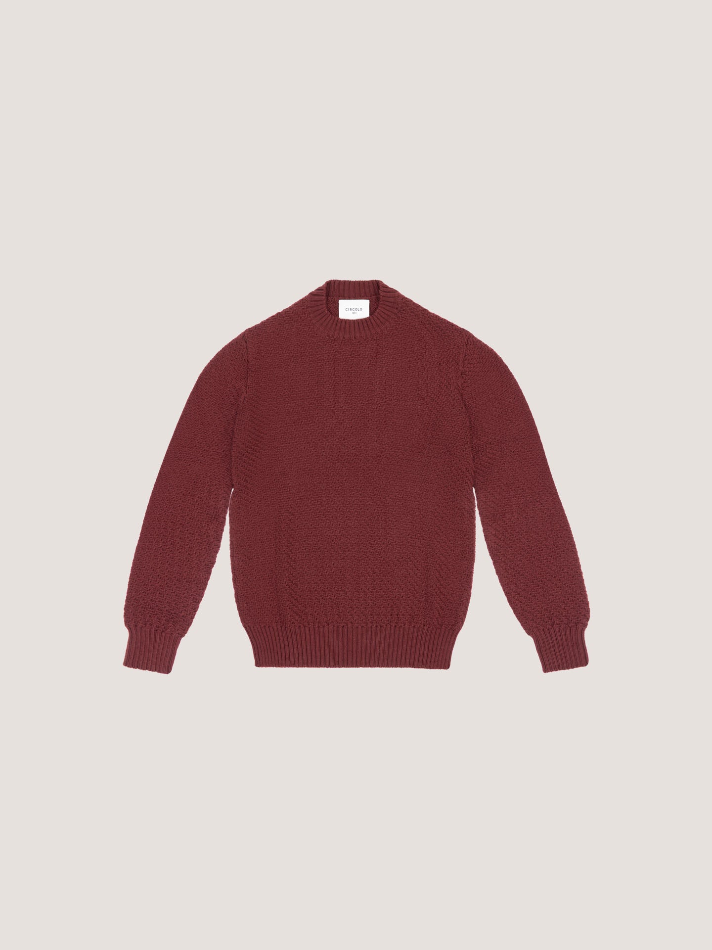 Girocollo boxy in lana merino fine